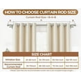 thumbnail image 4 of 1 Inch Double Curtain Rods 66 to 120 Inches (5.5-10 Feet), Heavy Duty Adjustable Double Curtain Rod for Windows, Antique Silver Drapery Rods with End Caps, 4 of 14