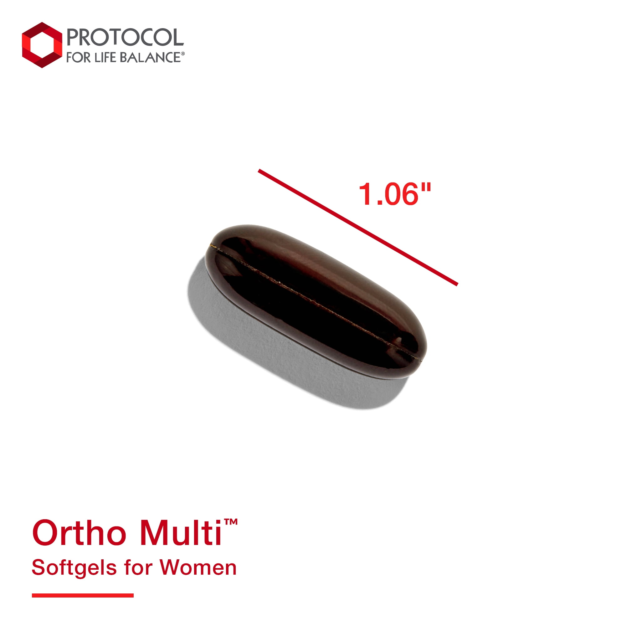 Protocol Ortho Multi - Antioxidants, Bone Health, Multivitamin for Women - 90 Softgels