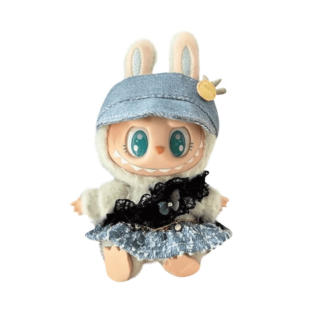 Labubu Pop Mart Labubus Originales Cute Plush Doll Toy Gift Cartoon Children's Rag Doll Doll C