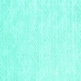 thumbnail image 1 of Ahgly Company Machine Washable Indoor Square Solid Turquoise Blue Modern Area Rugs, 7' Square, 1 of 4