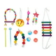 thumbnail image 1 of Bird Cage Colorful Toys,Bird Swing Toy Set Bird Hanging Colorful Chewing Toys Bird Swing Toy Set Seamless Integration, 1 of 8
