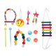 thumbnail image 1 of Juego de columpio para pájaros, campana colgante para masticar, jaula para pájaros, juguetes coloridos con soporte colgante de madera, escalera para periquito, cacatúa, 1 of 14