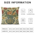 thumbnail image 6 of CMMY Home Furnishings Throw Pillow Covers Decorative Boho Pillow Covers for Couch Living Room Yellow Rose Square Pillow Cases 2pcs for Cozy Bedroom Decor 24x24in, 6 of 6