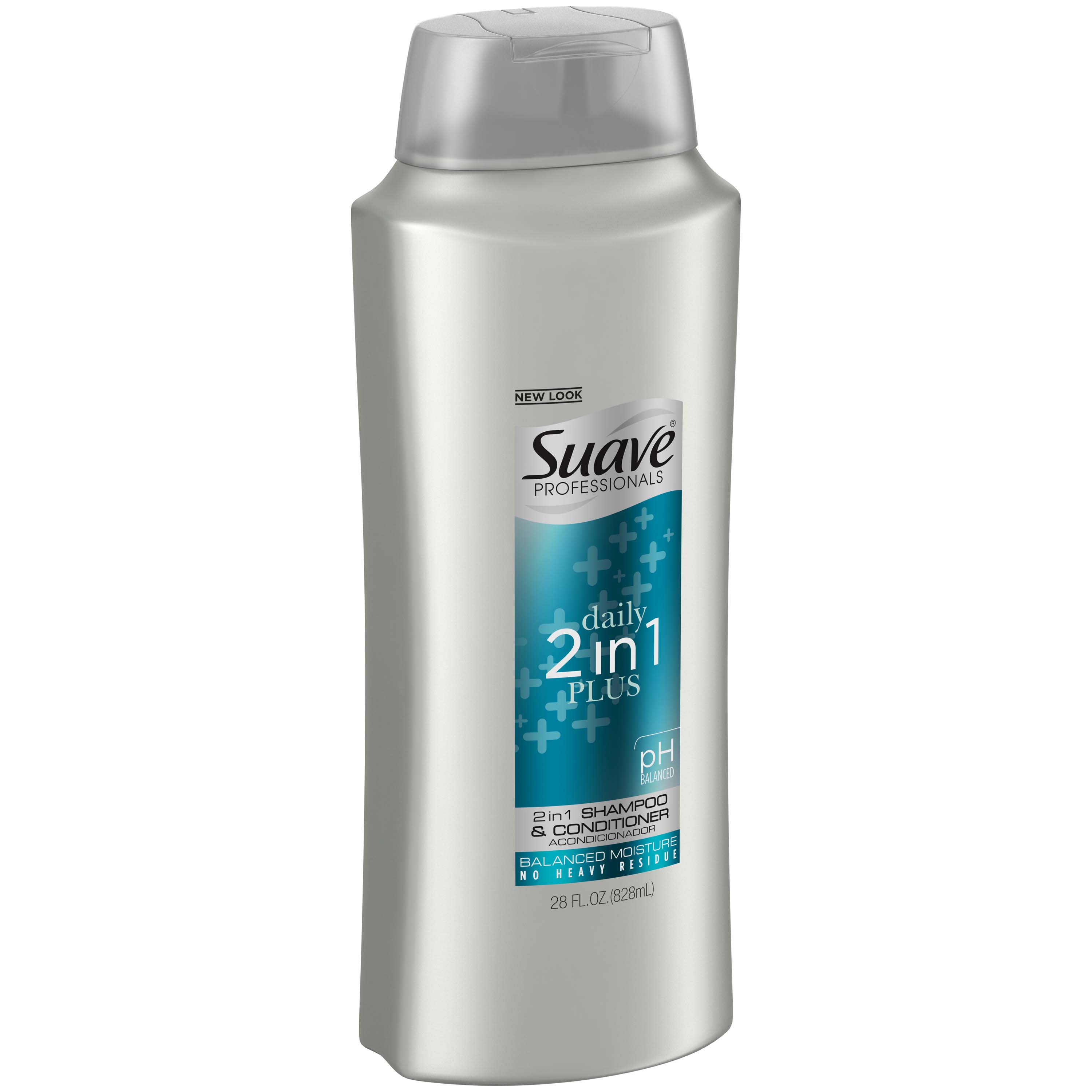 Suave Professionals Clarifying Moisturizing Daily Plus 2 in 1 Shampoo and Conditioner, 28 fl oz - image 5 of 10