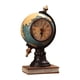 thumbnail image 2 of Reloj de escritorio con forma de globo terráqueo, reloj de mesa, adorno decorativo de arte coleccionable Azul, 2 of 9