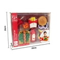 thumbnail image 2 of Hape Kitchen Fast Food Wooden Playset, 27 Pieces, 2 of 5
