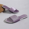 thumbnail image 6 of Slippers for Women,Men's And Summer Indoor Non Leisure Bathroom Soft Soled Slippers,Womens Slippers,Purple,8.5, 6 of 9
