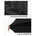 thumbnail image 5 of Little Donkey Andy Womens Insulated Softshell Jackets, Outdoor Athletic Jacket for Women with Hoodie Water Repellent (Black S), 5 of 7