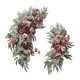 thumbnail image 2 of 2 guirnaldas de flores artificiales para boda, arco de hojas , peonías falsas, flores de seda para, 2 of 9
