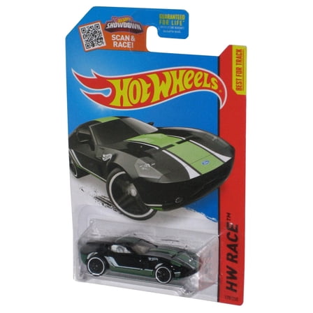 Hot Wheels HW Race Black & Green Ford Shelby GR-1 Concept Toy Car 178/250