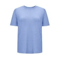 thumbnail image 7 of Shoulder Surgery Shirts for Women Full Tear Away 2 Side Snaps Chemo Port Adaptive Dialysis Clothing Short Sleeve Tees, 7 of 7