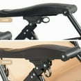 thumbnail image 5 of Gymax Folding Zero Gravity Lounge Chair Recliner w/ Cup Holder Tray Pillow Beige, 5 of 7