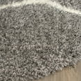 thumbnail image 5 of SAFAVIEH Montreal Vesela Geometric Diamonds Shag Runner Rug, Grey/Ivory, 2'3" x 5', 5 of 5