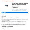 thumbnail image 2 of Oil Level Sensor Connector - Compatible with 1994 - 1996 Buick Roadmaster 1995, 2 of 2