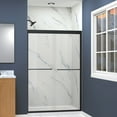 thumbnail image 5 of Transolid Fbpt487008c-S 70" High X 47" Wide Bypass Frameless Shower Door - Chrome, 5 of 7