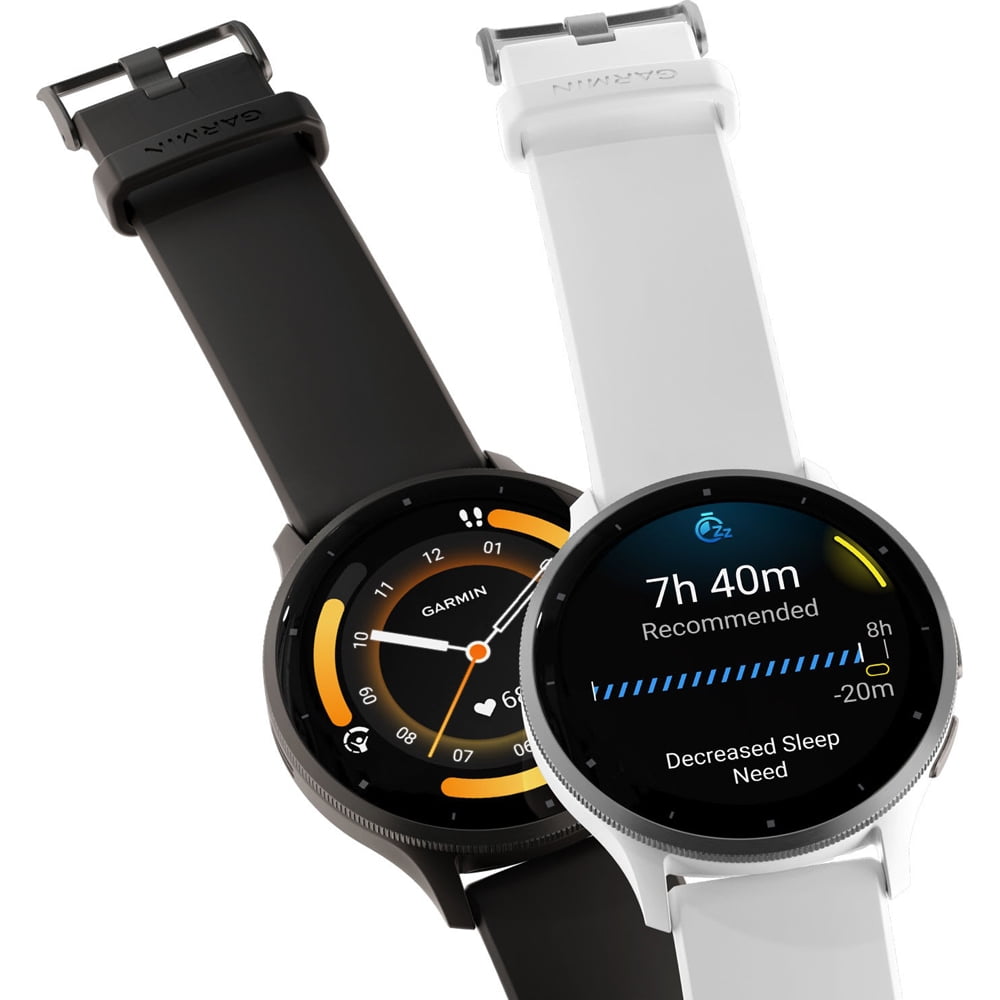 Restored Garmin Venu 3 Health Fitness GPS Smartwatch Silver Steel Bezel (45mm) (Refurbished)