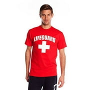 Lifeguard T-Shirt Official Life Guard Tee Red Medium