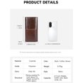 thumbnail image 3 of Men’s Genuine Leather Wallet Phone Holder Clutch – Multi-Card Slots, Zipper Pockets, Secure Buckle, Fits 6.7" Smartphone, 3 of 17