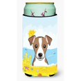 thumbnail image 1 of Caroline's Treasures BB2128TBC Jack Russell Terrier Summer Beach Tall Boy Hugger Koozie, multicolor Caroline's Treasures BB2128TBC, 1 of 1