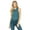 HTHR DEEP TEAL, variant on Ladies' Racerback Cropped Tank - HTHR DEEP TEAL - XL