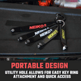 thumbnail image 5 of NEIKO 01322A Ultra Low Profile Offset Screwdriver & Torx Set, 5 Pc, Heavy Duty S2 Steel Construction, SAE, 10mm Bit Depth, Angled Hex Bit, Bent Screwdriver for Tight Spaces, Allen Wrench Keychain, 5 of 7