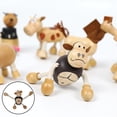 thumbnail image 3 of Juguete de muñeca de modelo animal de , juguetes de desarrollo educativo , regalos para y niñas Salvador Juguetes de figuras de madera, 3 of 10