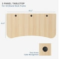 thumbnail image 3 of VIVO Light Wood 63" x 32" Table Top for Adjustable Standing Desk Frames, 3 of 8