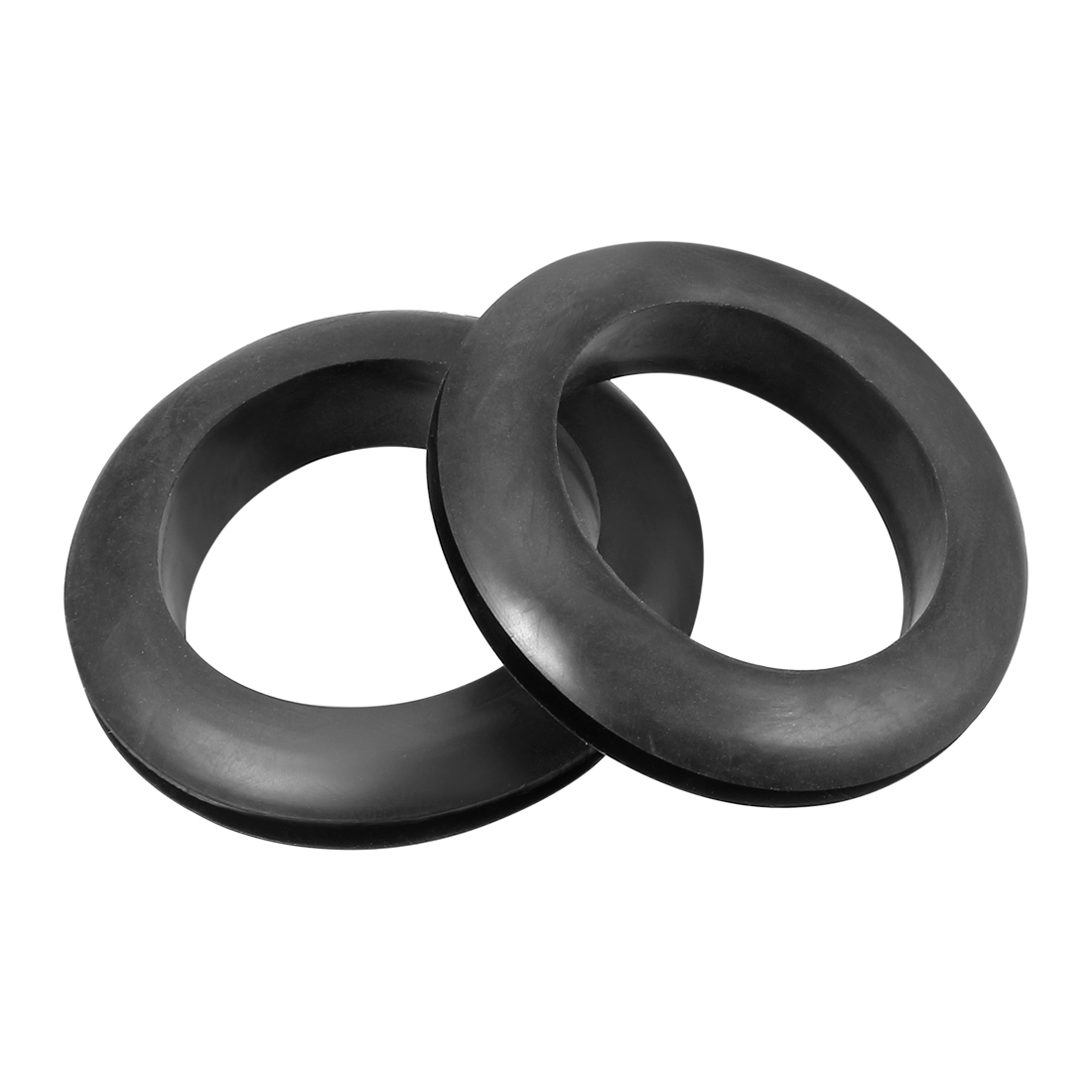 Wire Protector Oil Resistant Rubber Grommets 35mm Mounting Dia 10Pcs
