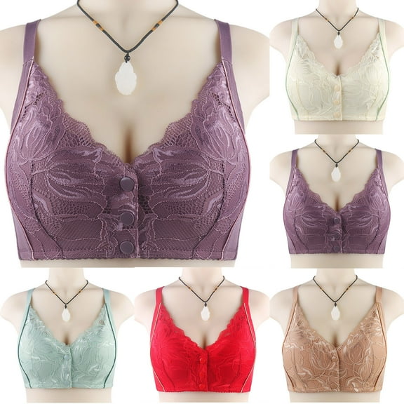 Darzheoy Bras for Women No Underwire Women's No Steel Ring Lactation Vest Bra Back Adjustment Yoga Running Bra Women Bras L