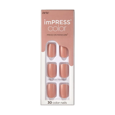 imPRESS Color Press-on Manicure, Chorally Crazy, Short - Walmart.com