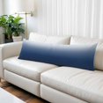 thumbnail image 2 of Navy Blue Ombre Body Pillow Covers 20"x54", Modern Abstract Art Gradient Aesthetics Soft Brushed Microfiber Breathable Throw Pillow Covers, Pillowcase with Zipper for Couch Sofa Bedroom Living Room, 2 of 9