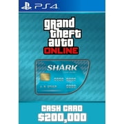 Grand Theft Auto V: Tiger Shark Cash Card (PS4), Sony Interactive Entertainment, PS4, [Digital Download], 685650095011