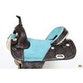 thumbnail image 2 of HILASON Western Horse Treeless Trail Barrel American Leather Saddle | for Horses, 2 of 7