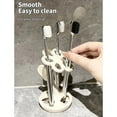 thumbnail image 2 of tredstone Floral Ceramic Toothbrush Holder Time Ceramic Container For Touch Of Holder For Brushes Tooth Brush Toothbrush Black, 2 of 6
