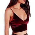 thumbnail image 2 of Chaleco de felpa para mujer Deep V Transpirable Sexy Apriete Chaqueta Noticed AP001214-01B, 2 of 7