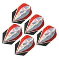 thumbnail image 1 of Unique Bargains Slim Dart Flights, 5 Pack PET Dart Accessories, Oval Pattern, 1 of 5