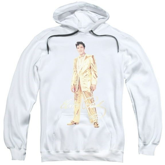 Elvis Presley - Gold Lame Suit - Pull-Over Hoodie - Large