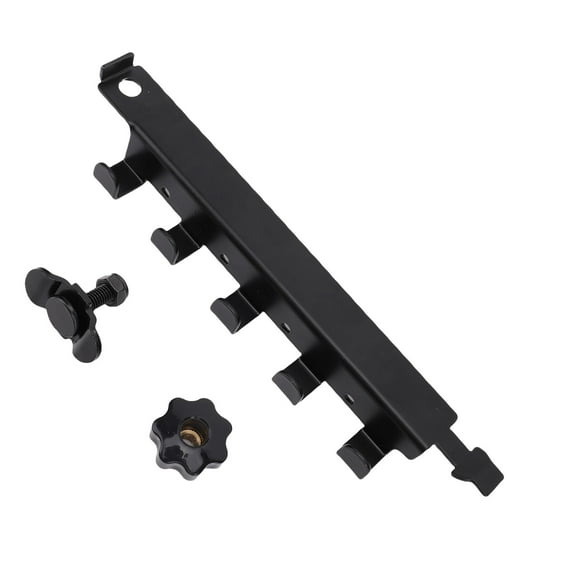 L Track Rail Hook, L Track Single Tie Down Hook Sturdy Secure 5 Hooks for Truck Bed Trailer Cargo Control Pickup RV ATV