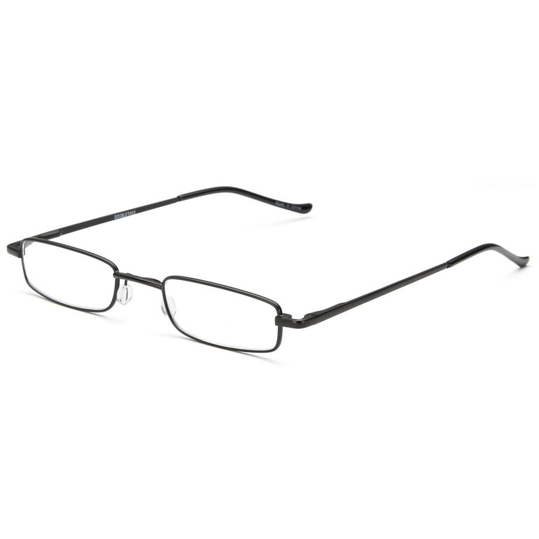  Ultra Slim and Lightweight Pocket Unisex Mini Reading  Glasses, with Pen Clip Case : Health & Household