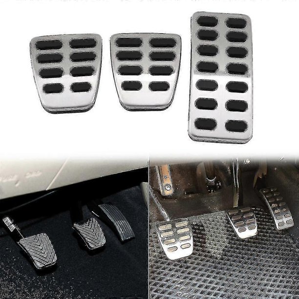 Stainless Steel Car Pedal Cover Pad For Hyundai Accent Solaris I20 2011-2016 Creta Ix25 For Kia K2 Rio Soul Mt At Car Styling