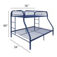 thumbnail image 2 of ACME Eclipse Twin Over Full Metal Bunk Bed, Blue, 2 of 5