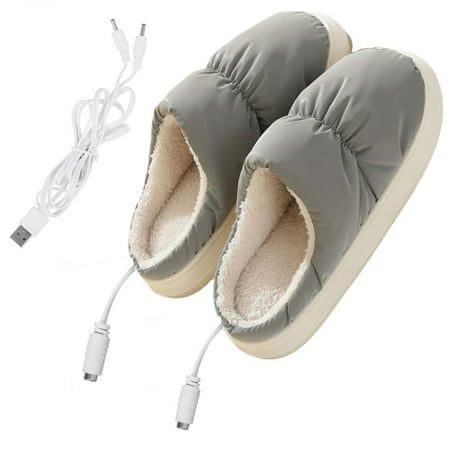 

ZPAQI Warm Shoes Artifact Heating Slippers Cartoon Office Winter Cold Weather Shoes