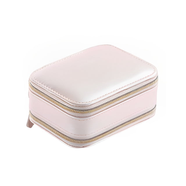 Caja portátil Minnieouse gran capacidad organizador de maquillaje espejo rosa AP016739-01