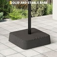 thumbnail image 6 of Lumiparty 15FT Large Patio Umbrella with Base Included, Double-Sided Rectangle Market Umbrella with Cross Base and Sandbag for Pool Lawn Garden, Beige, 6 of 9
