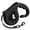 Black, variant on Retractable Dog Leash 16.4 Ft Heavy Duty With Strong Nylon Tape One Click Brake Lock Non Slip Grip For Small Medium Dogs Up To 55 Lbs, Pink