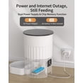thumbnail image 3 of PAPIFEED Automatic Cat Feeder with APP : WiFi Pet Smart Dry Food Dispenser with Alexa & Scene Missions,Timed Auto Pet Feeder Up to 10 Meals Per Day for Cats Rabbits & Small Dogs (1, 3 of 7