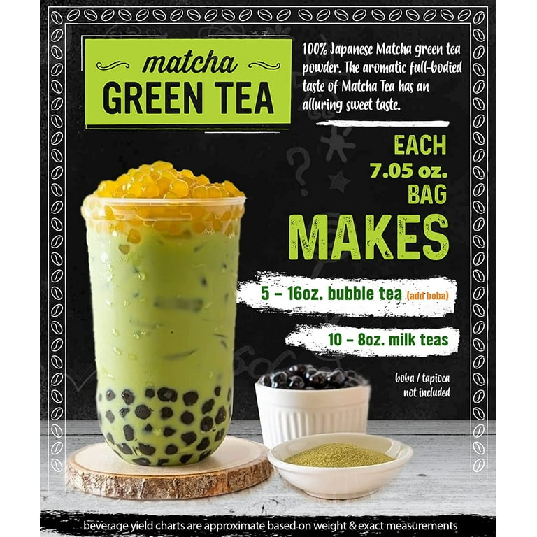 The Frozen Bean Ultra-Premium Matcha Green Tea - Bubble Tea Mix