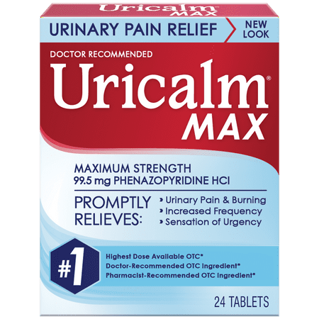 Uricalm Maximum Strength UTI Pain Relief Tablets, 24