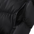 thumbnail image 4 of CaComMARK PI Men's Winter Vest Clearance Stand Up Collar Outdoor Casual Full Zipper Stand Collar Padded Vest Coats Sleeveless Jacket Black 16(4XL), 4 of 7