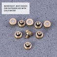 thumbnail image 6 of HOMEMAXS 25pcs 0.4mm Brass Misting Nozzle Atomizing Spray Mister Nozzle (Yellow), 6 of 8